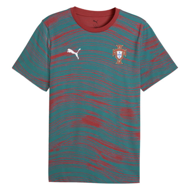 2026-2027 Portugal FtblCulture Tee AOP (Red) (B.Fernandes 8)-SoccerKits Hub | Buy Soccer Jerseys Online